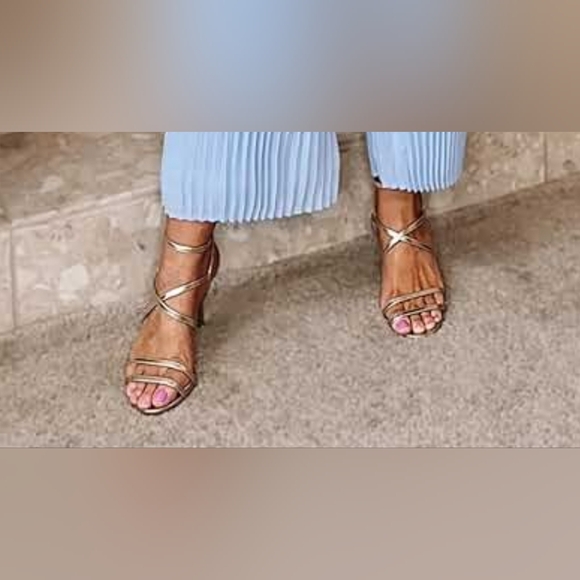 ⭐️👡New Ivory strappy heels by Sam Edelman. Delanie in size 8.5. - Picture 5 of 9